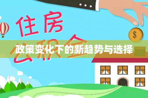 华亭政策变化下的新趋势与选择
