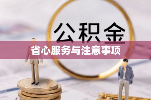 华亭省心服务与注意事项