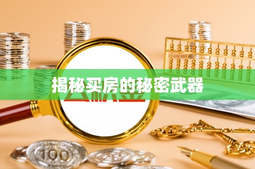 华亭揭秘买房的秘密武器