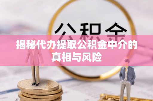 华亭揭秘代办提取公积金中介的真相与风险
