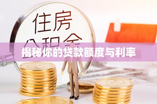 华亭揭秘你的贷款额度与利率
