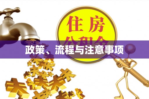 华亭政策、流程与注意事项