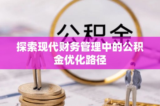 华亭探索现代财务管理中的公积金优化路径