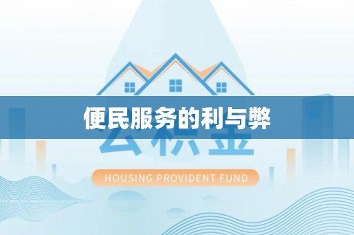 华亭便民服务的利与弊